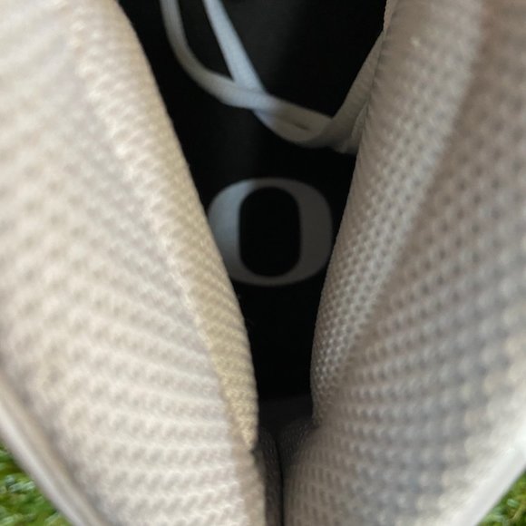 Nike Force Savage Pro Mid Shark White Oregon Ducks Sample PE Cleats Sz 17 NEW